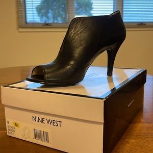 Nine West Leather Booties. Size 9